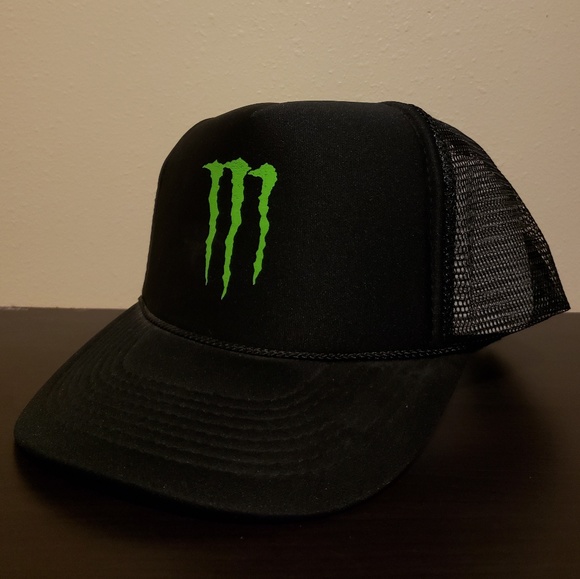 monster energy trucker cap